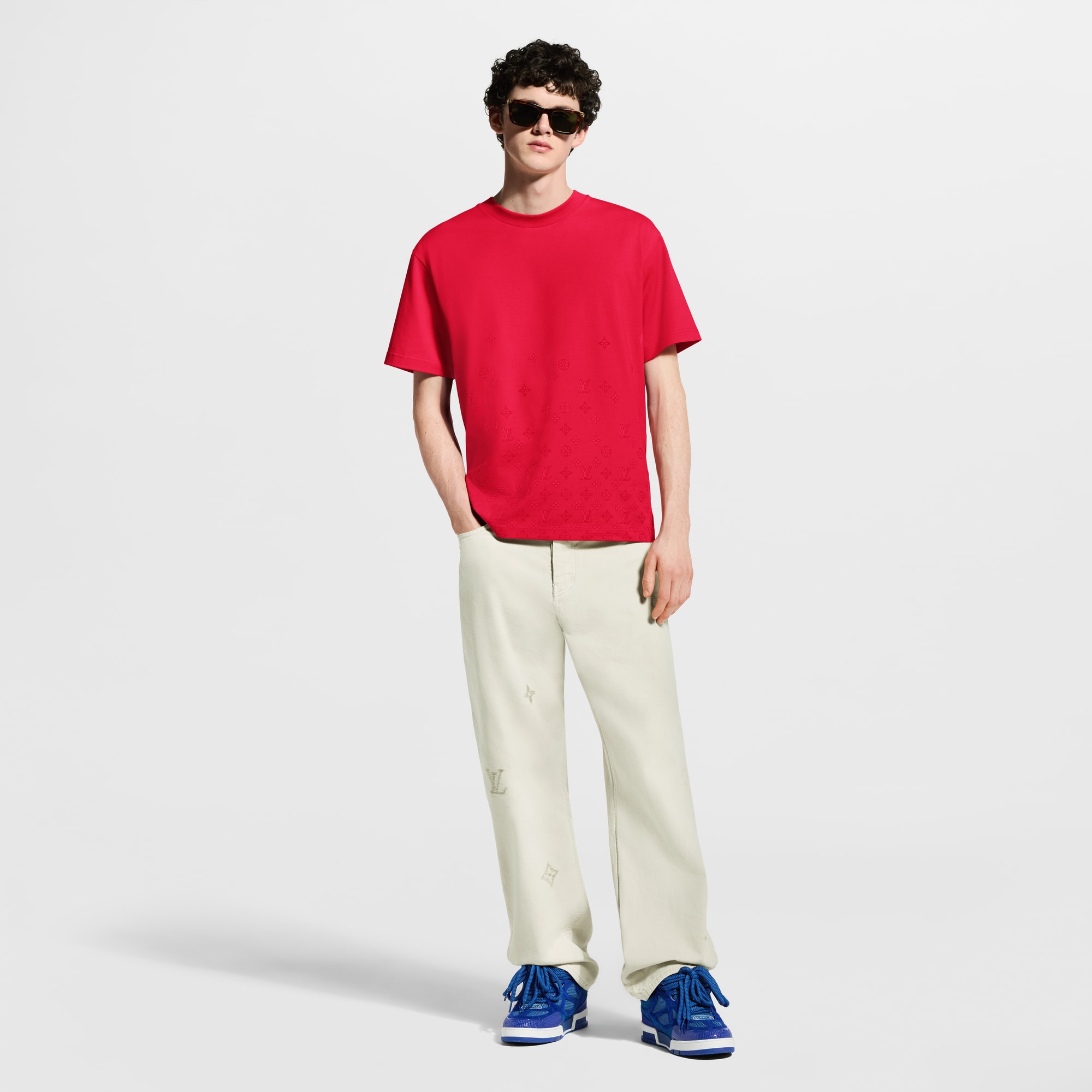 Gradient Signature Flock Print T-Shirt - Ready-to-Wear 1AK7LV